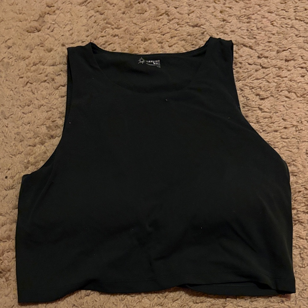 Offline by aerie Real Me High Neck Longline Sport Bra